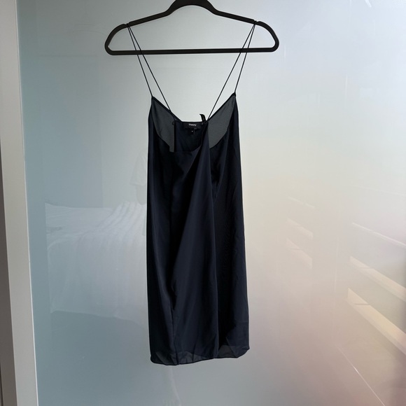 Theory Navy Slip Dress - Picture 2 of 3